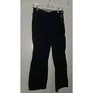 Koi Womens Sz SP Sara Medical Scrub Pants Bottoms Black Pockets Style 709P